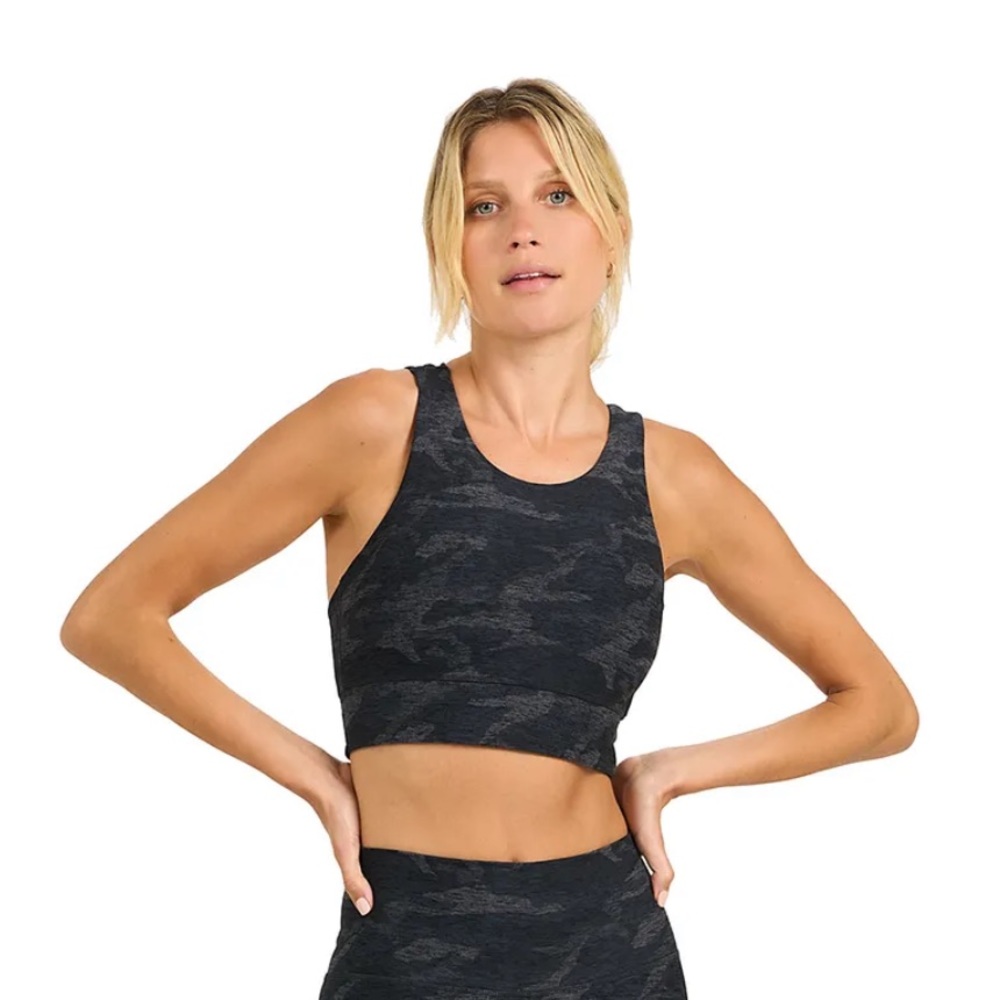 Vuori Dark Camo Elevation Sports Bra Sz S